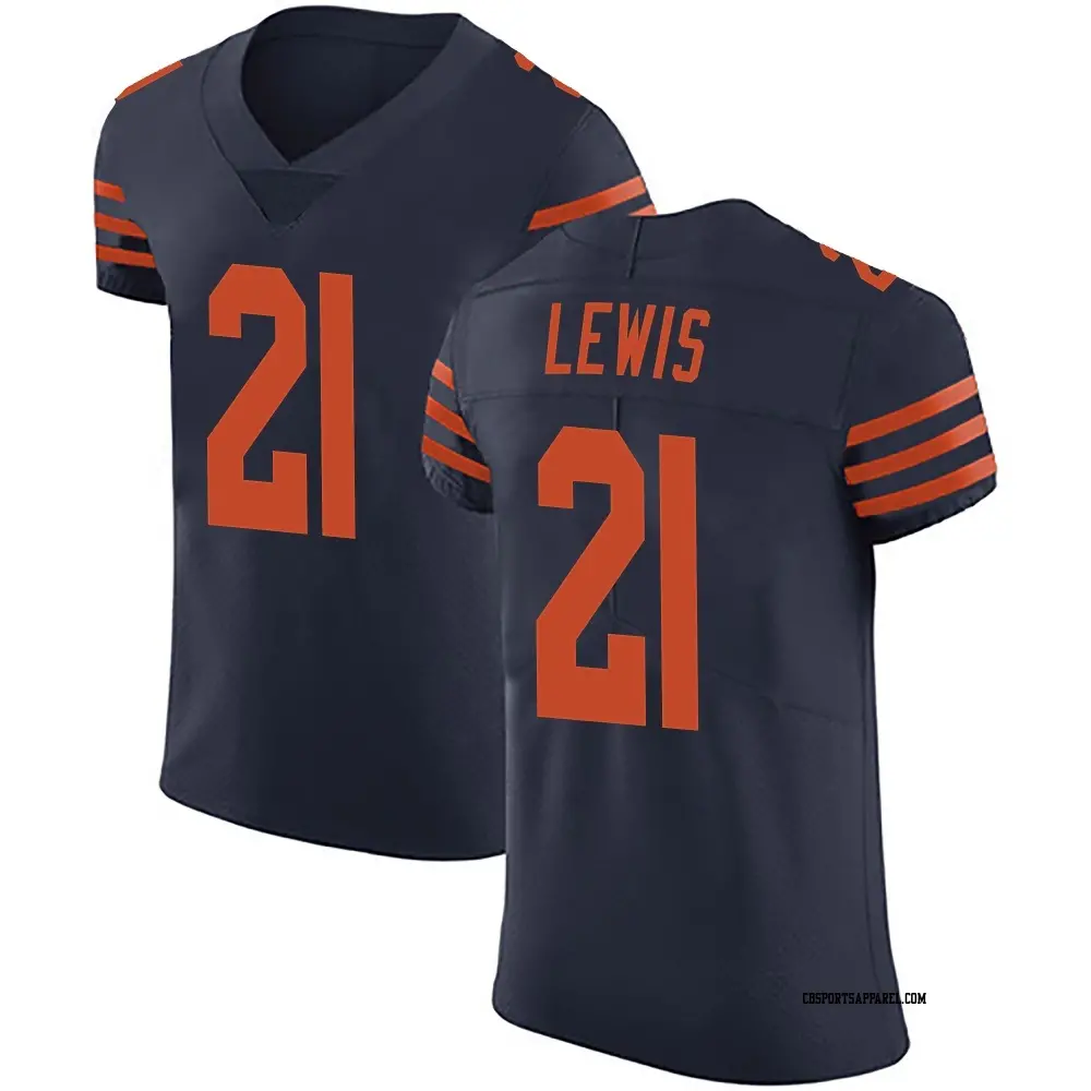 Elite Navy Blue Men's Cam Lewis Chicago Bears Alternate Vapor Untouchable Jersey