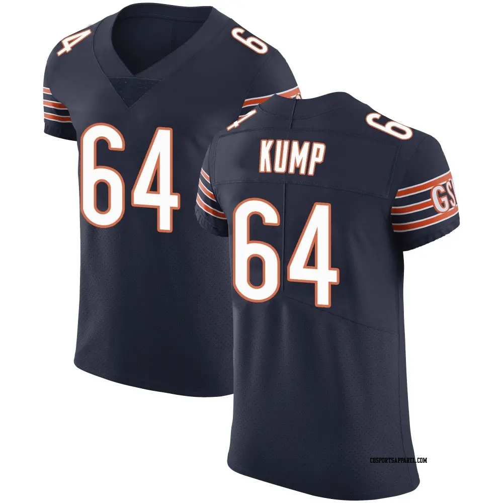 Elite Navy Men's Jaren Kump Chicago Bears Team Color Vapor Untouchable Jersey