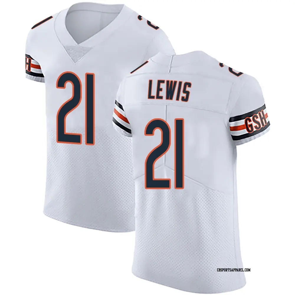 Elite White Men's Cam Lewis Chicago Bears Vapor Untouchable Jersey