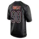 Game Black Men's Montez Sweat Chicago Bears Carbon Fashion Jersey