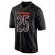 Game Black Youth Trestan Ebner Chicago Bears Carbon Fashion Jersey