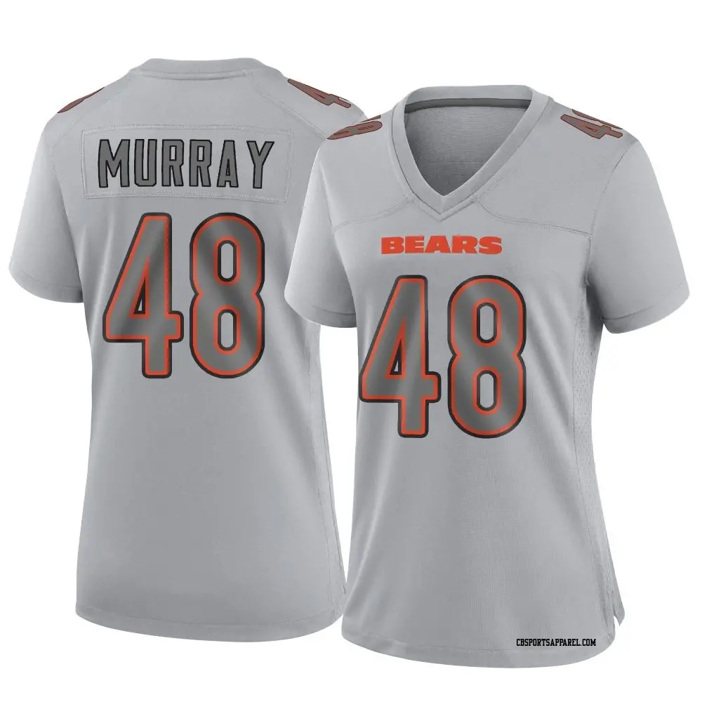 Game Gray Women's Jordan Murray Chicago Bears Atmosphere Fashion Jersey