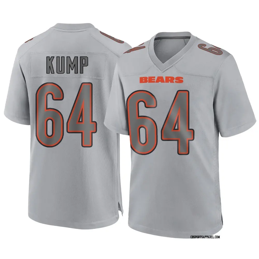Game Gray Youth Jaren Kump Chicago Bears Atmosphere Fashion Jersey