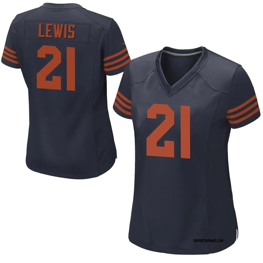 Game Navy Blue Women's Cam Lewis Chicago Bears Alternate Jersey