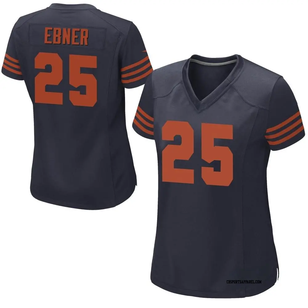 Game Navy Blue Women's Trestan Ebner Chicago Bears Alternate Jersey