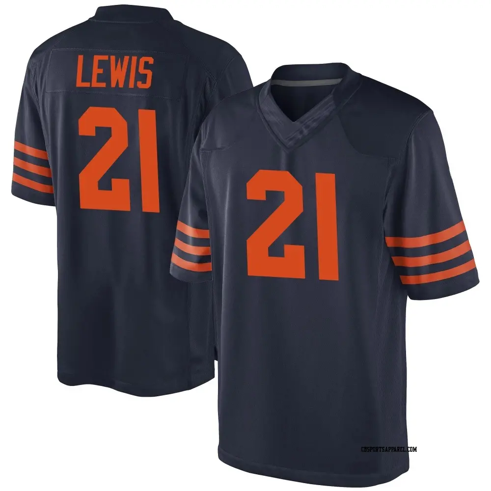 Game Navy Blue Youth Cam Lewis Chicago Bears Alternate Jersey