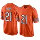 Game Orange Men's Cam Lewis Chicago Bears Alternate Jersey