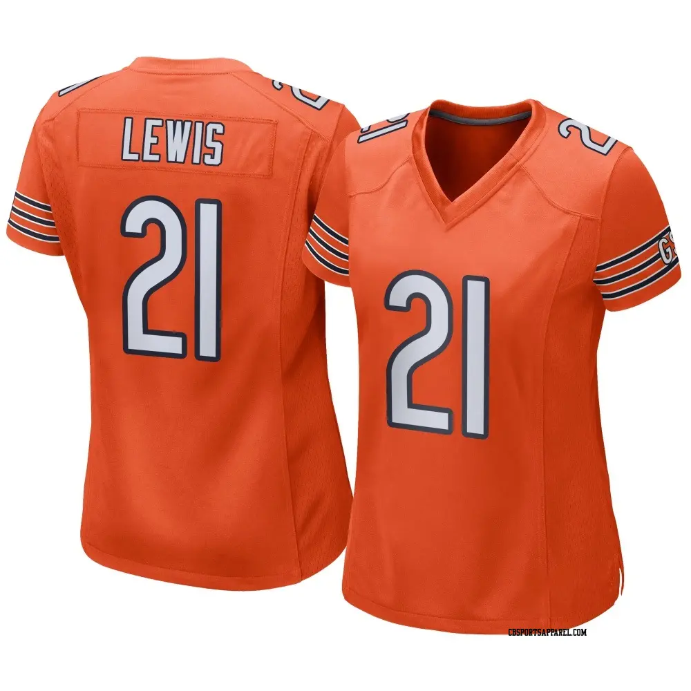Game Orange Women's Cam Lewis Chicago Bears Alternate Jersey