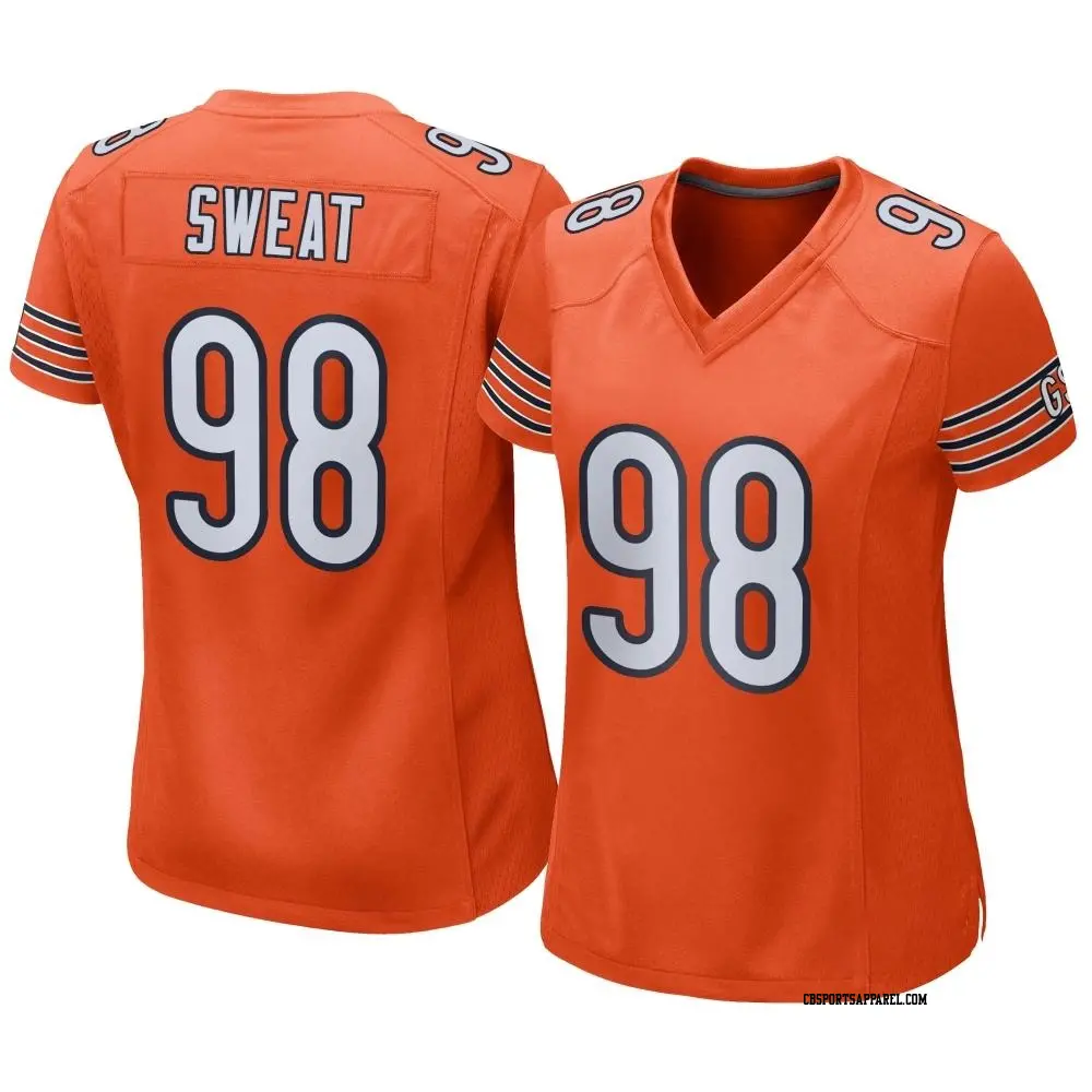 Game Orange Women's Montez Sweat Chicago Bears Alternate Jersey
