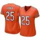 Game Orange Women's Trestan Ebner Chicago Bears Alternate Jersey