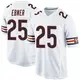 Game White Men's Trestan Ebner Chicago Bears Jersey