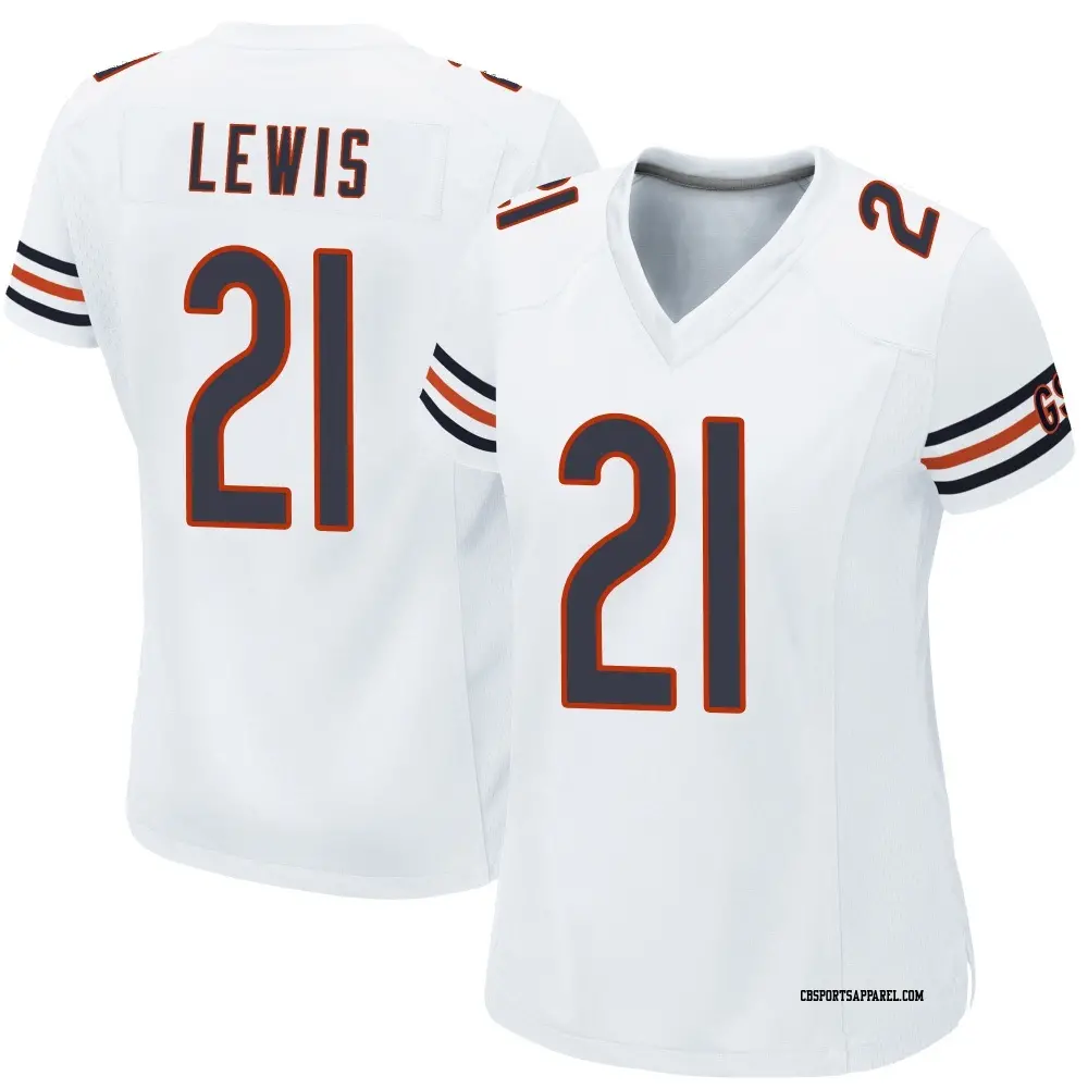 Game White Women's Cam Lewis Chicago Bears Jersey