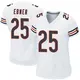 Game White Women's Trestan Ebner Chicago Bears Jersey