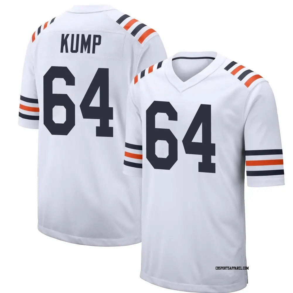 Game White Youth Jaren Kump Chicago Bears Alternate Classic Jersey