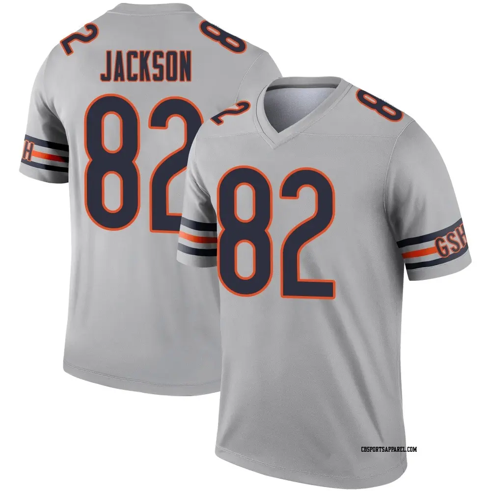 Legend Youth John Jackson Chicago Bears Inverted Silver Jersey