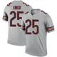 Legend Youth Trestan Ebner Chicago Bears Inverted Silver Jersey