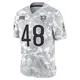 Limited Arctic Camo Youth Jordan Murray Chicago Bears 2024 Salute to Service Jersey