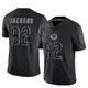 Limited Black Men's John Jackson Chicago Bears Reflective Jersey