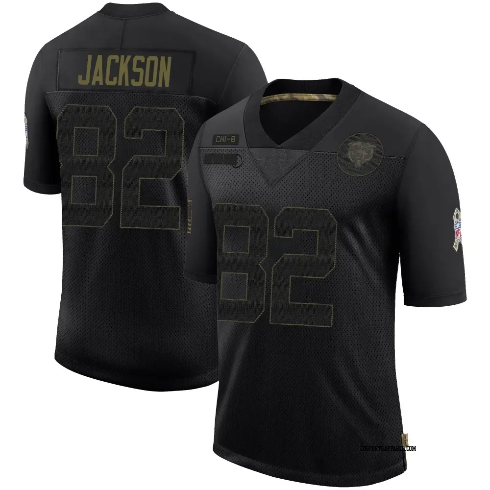 Limited Black Youth John Jackson Chicago Bears 2020 Salute To Service Jersey
