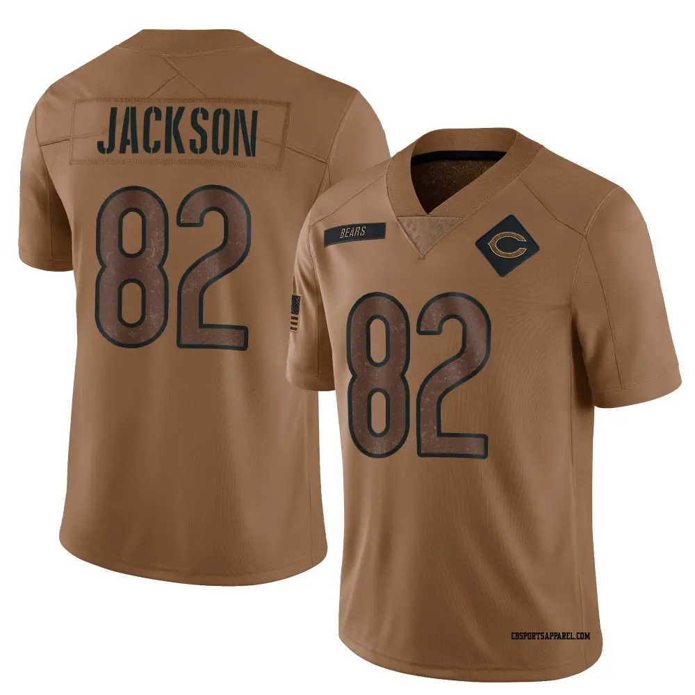 Limited Brown Men's John Jackson Chicago Bears 2023 Salute To Service Jersey