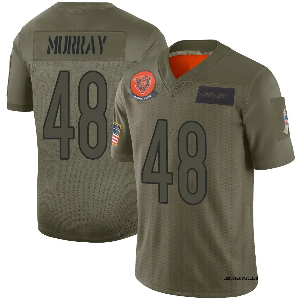 Limited Camo Men's Jordan Murray Chicago Bears 2019 Salute to Service Jersey
