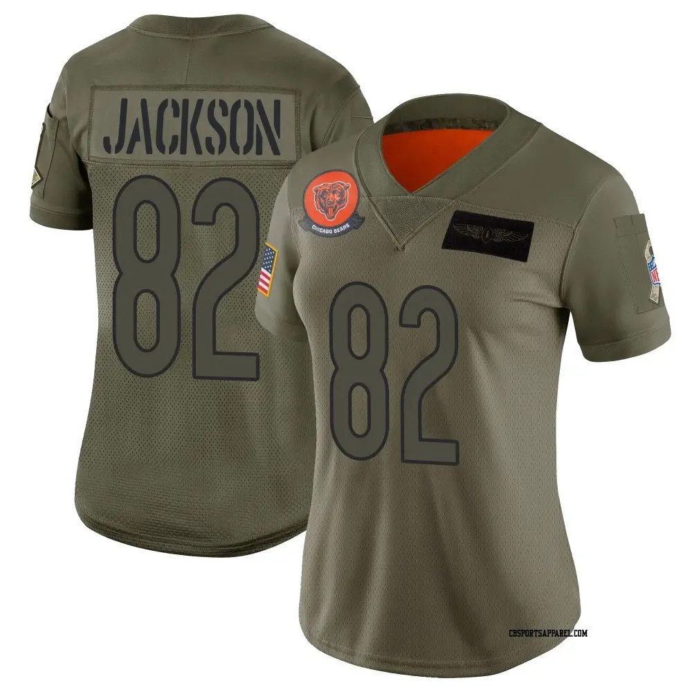 Limited Camo Women's John Jackson Chicago Bears 2019 Salute to Service Jersey