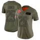 Limited Camo Women's Trestan Ebner Chicago Bears 2019 Salute to Service Jersey
