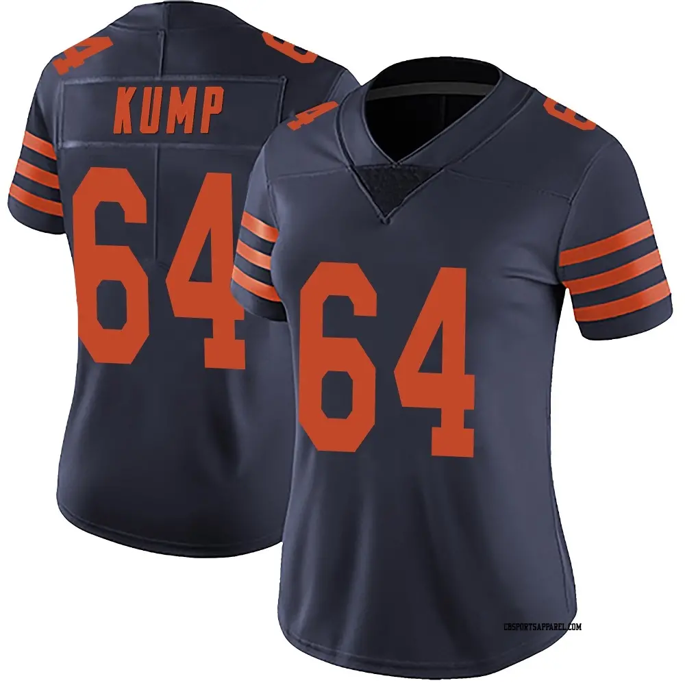 Limited Navy Blue Women's Jaren Kump Chicago Bears Alternate Vapor Untouchable Jersey