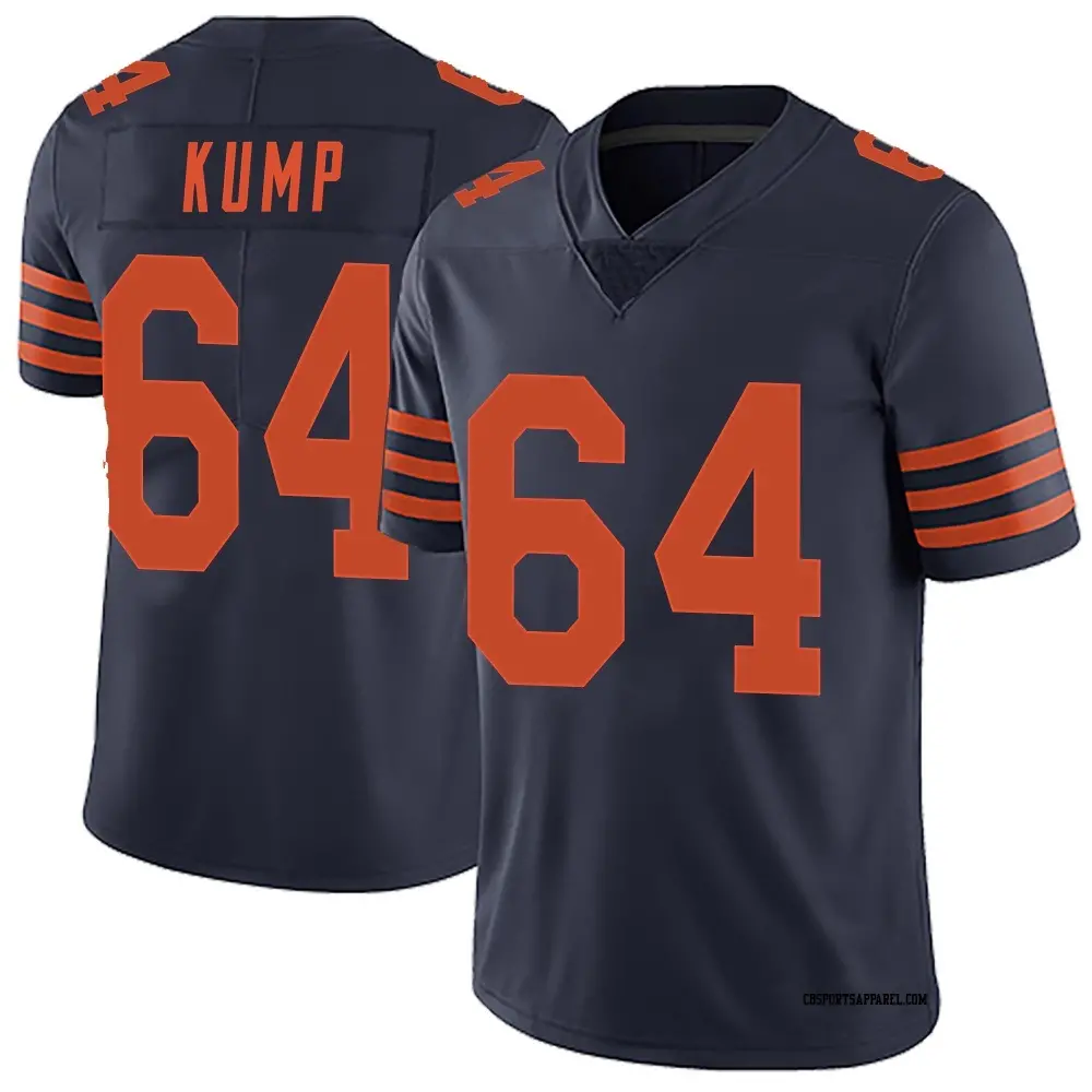 Limited Navy Blue Youth Jaren Kump Chicago Bears Alternate Vapor Untouchable Jersey