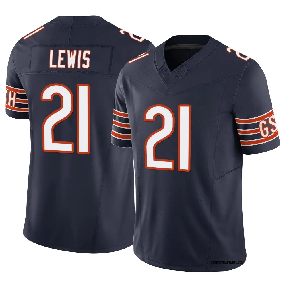 Limited Navy Men's Cam Lewis Chicago Bears Vapor F.U.S.E. Jersey