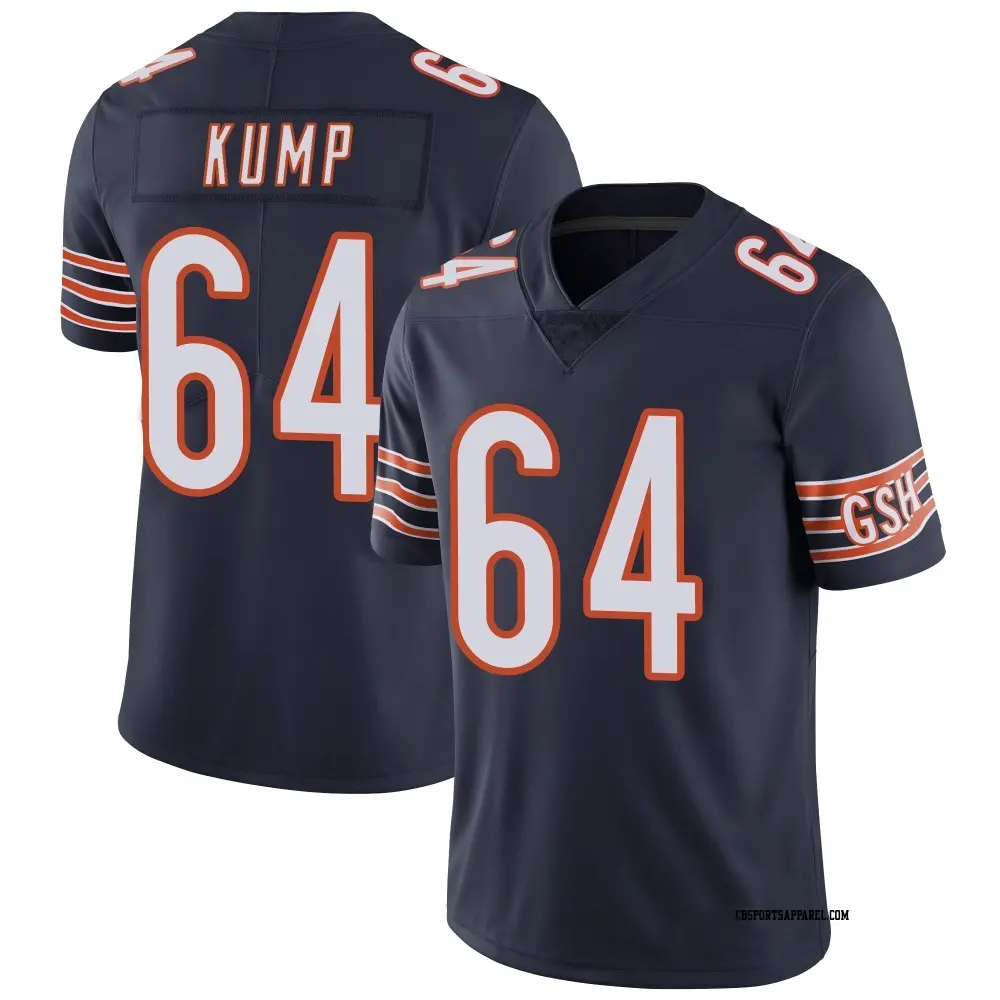 Limited Navy Men's Jaren Kump Chicago Bears Team Color Vapor Untouchable Jersey