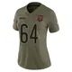 Limited Olive Women's Jaren Kump Chicago Bears 2025 Salute to Service Jersey