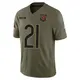 Limited Olive Youth Cam Lewis Chicago Bears 2025 Salute to Service Jersey