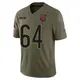 Limited Olive Youth Jaren Kump Chicago Bears 2025 Salute to Service Jersey