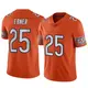 Limited Orange Men's Trestan Ebner Chicago Bears Alternate Vapor Jersey