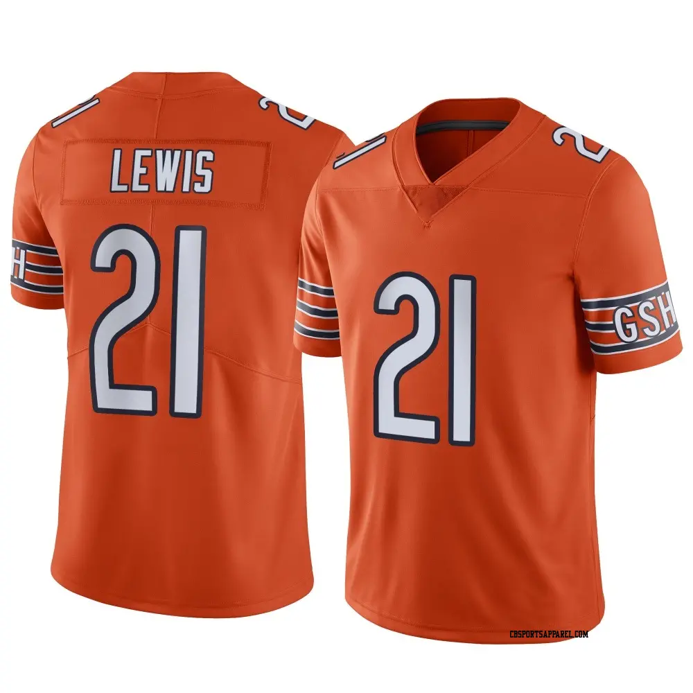 Limited Orange Youth Cam Lewis Chicago Bears Alternate Vapor Jersey