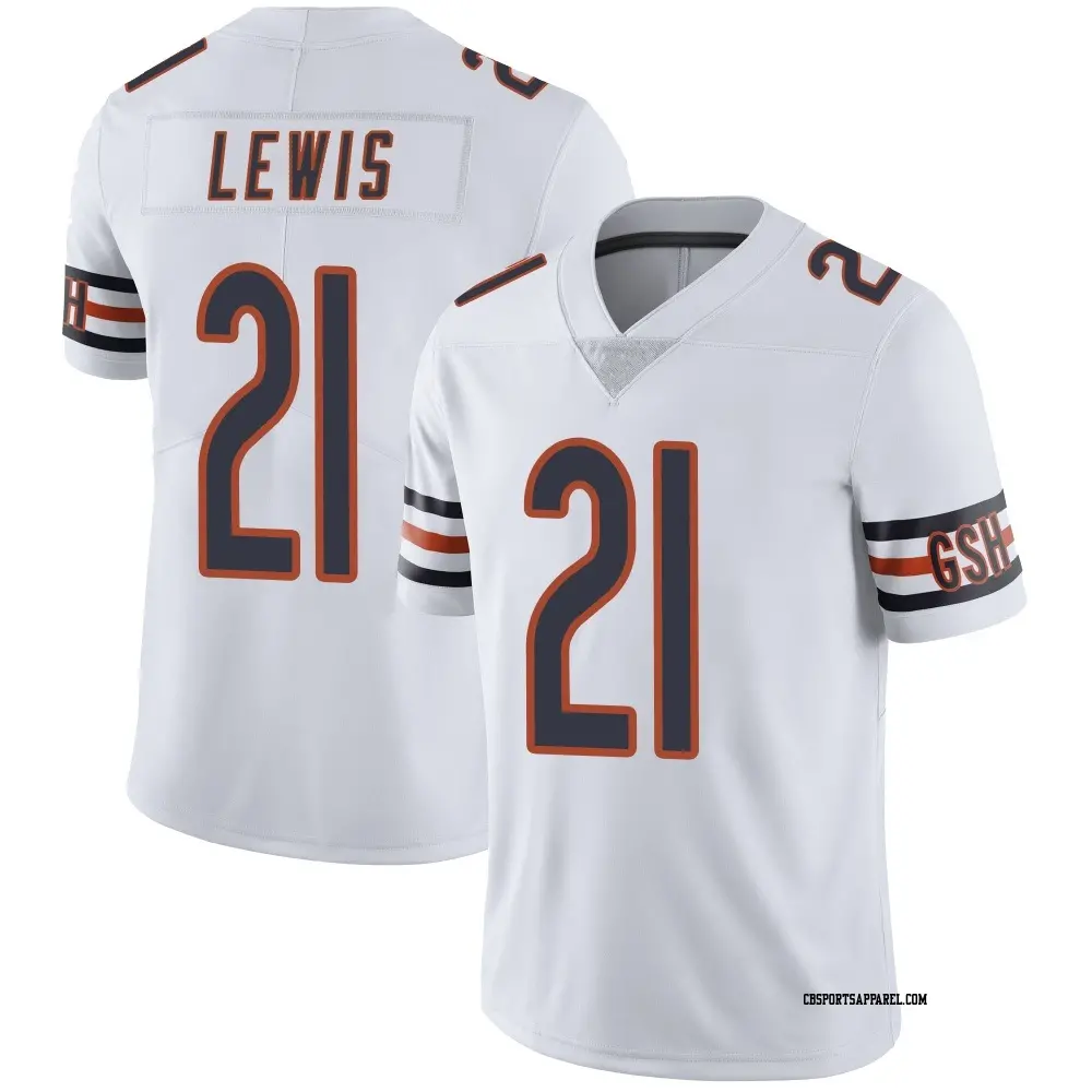 Limited White Men's Cam Lewis Chicago Bears Vapor Untouchable Jersey