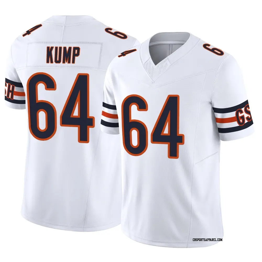 Limited White Men's Jaren Kump Chicago Bears Vapor F.U.S.E. Jersey