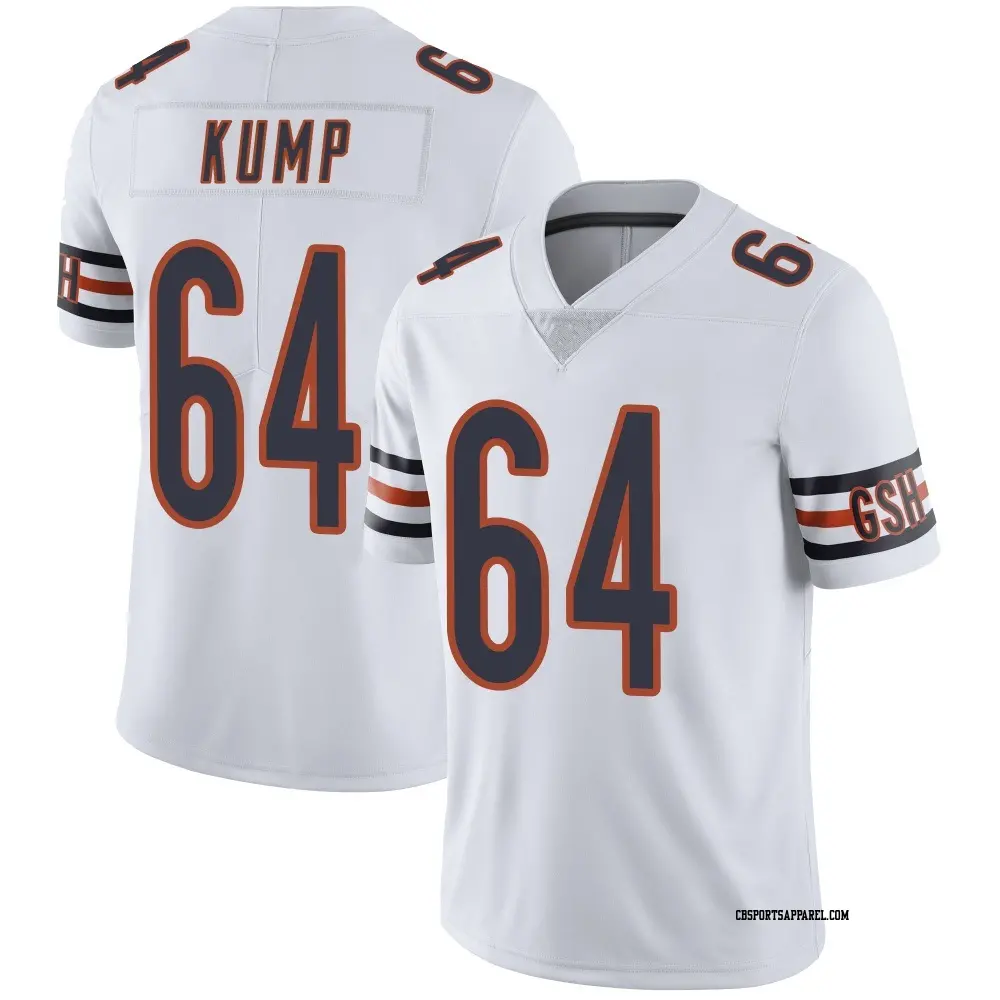 Limited White Men's Jaren Kump Chicago Bears Vapor Untouchable Jersey