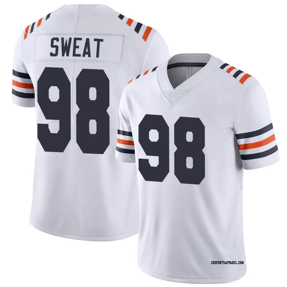 Limited White Men's Montez Sweat Chicago Bears Alternate Classic Vapor Jersey