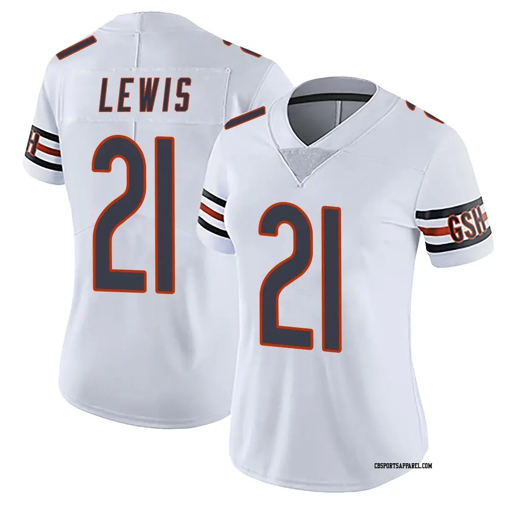 Limited White Women's Cam Lewis Chicago Bears Vapor Untouchable Jersey