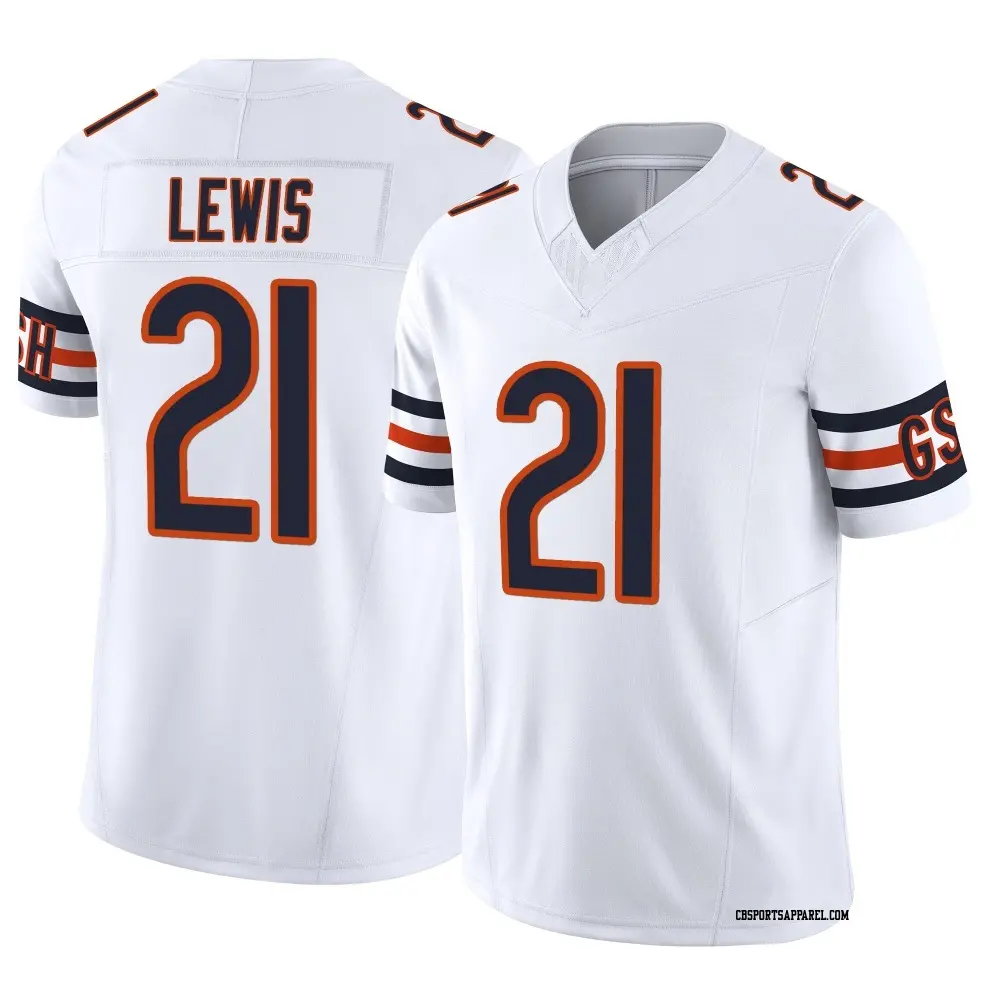 Limited White Youth Cam Lewis Chicago Bears Vapor F.U.S.E. Jersey