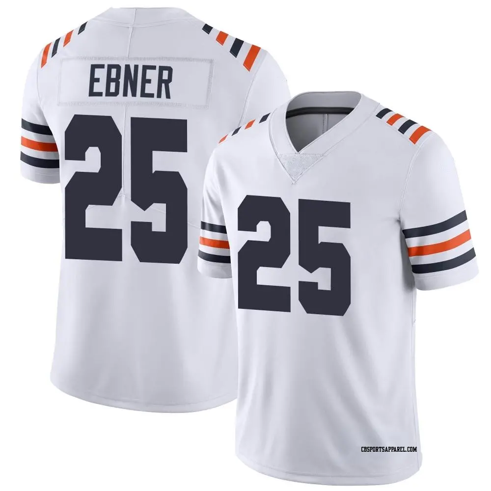 Limited White Youth Trestan Ebner Chicago Bears Alternate Classic Vapor Jersey